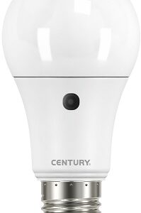 Lampada Led Goccia E27 10w Luce Natura con Sensore Crepuscolare